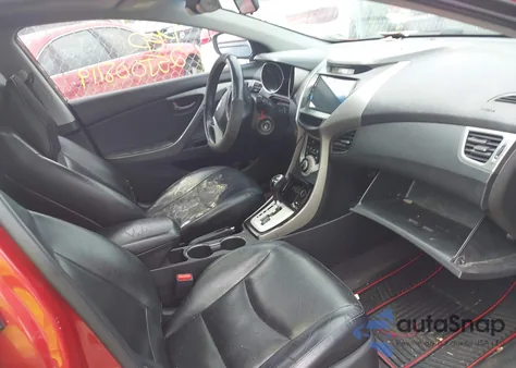 2012 Hyundai Elantra Limited (Ulsan Plant) из США, поврежденный, VIN KMHDH4AE7CU494118